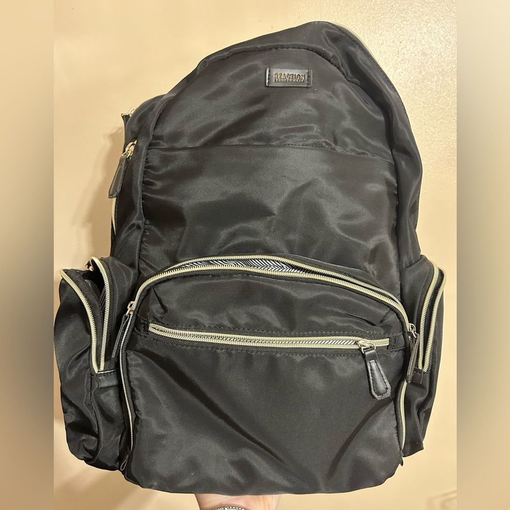 Kenneth Cole Reaction Sleek Black Backpack